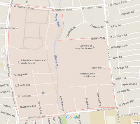 Map of Wyndhurst Neighborhood